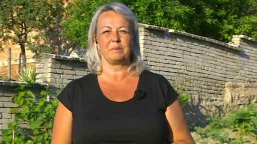 Zbořená část domu TGM