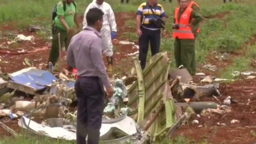 Letecké neštěstí na Kubě zachytila průmyslová kamera