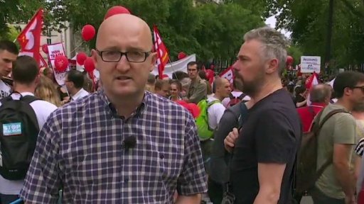 Protesty v Paříži