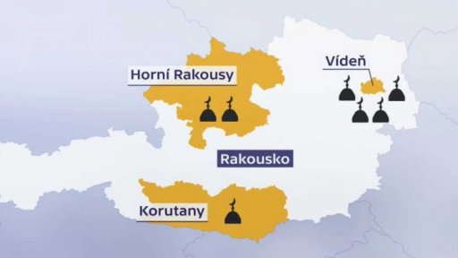 Rakousko uzavře sedm mešit