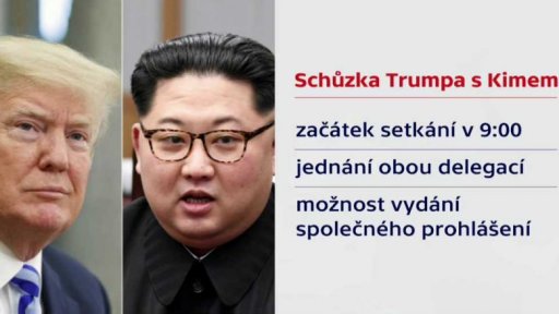 Historická schůzka Trump – Kim