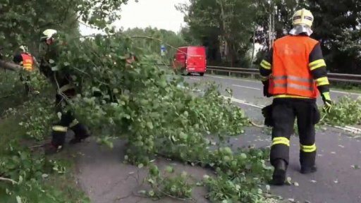 Lidé bez elektřiny kvůli větru