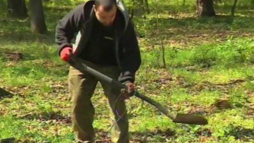 Čištění Bořího lesa od munice