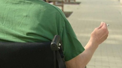 Kouření na vozíku