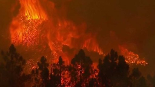 Rozsáhlé požáry v Kalifornii