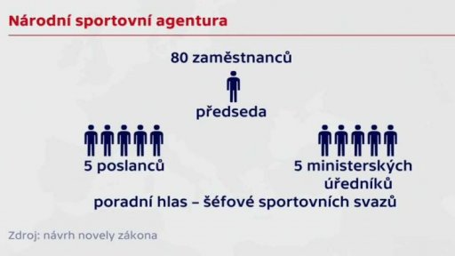 Národní sportovní agentura by měla začít fungovat příští rok