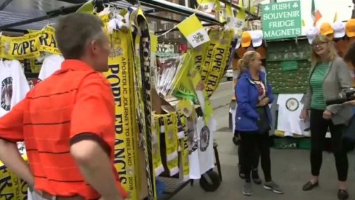 Předvečer návštěvy papeže v Irsku