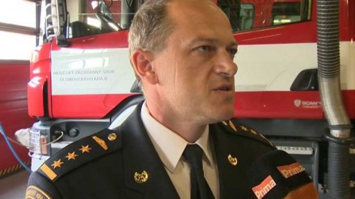 Pieta za zemřelého hasiče