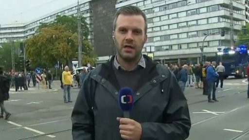 Další den protestů v Chemnitzu