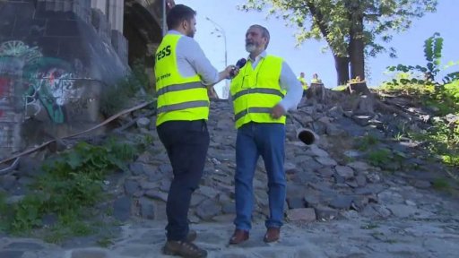 Kontrola stavu Hlávkova mostu