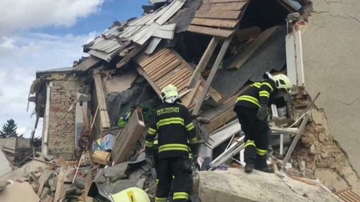 Vyšetřování výbuchu rodinného domu