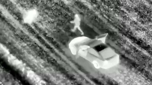 Zadržení ujíždějícího řidiče díky termovizi