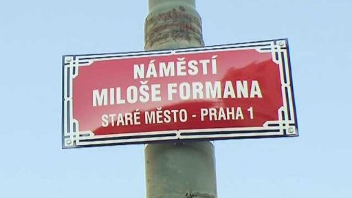 Náměstí Miloše Formana v centru Prahy