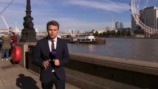 Český premiér na návštěvě Velké Británie