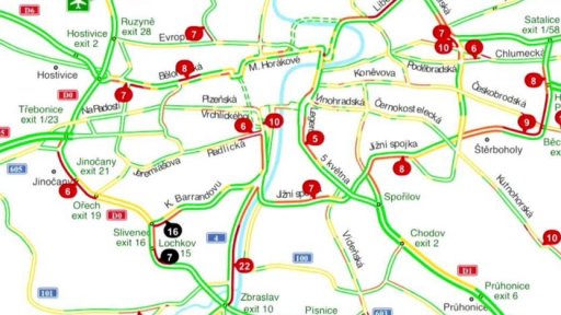 Přeplněné české silnice