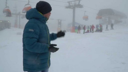 Lyžování na Klínovci