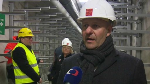 Nový kolektor pod Hlávkoým mostem