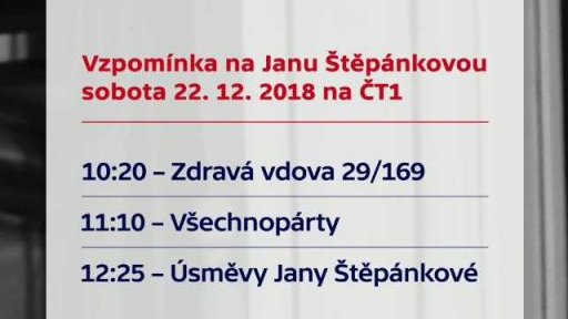 Televizní vzpomínky na Janu Štěpánkovou
