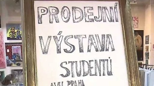 Studentská galerie v obchodním centru