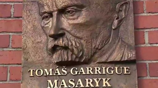 Odhalení Masarkovy pamětní desky