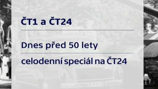 Připomínka srpnové okupace na obrazovkách ČT