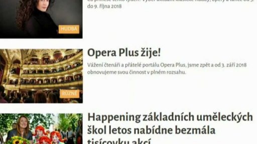 Vrací se průvodce Opera plus