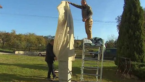 Socha TGM v Rudici na Blanensku