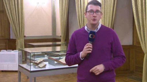 Vzácné spisy na zámku v Děčíně