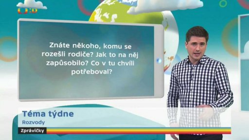Téma týdne - Znáte někoho, komu se rozešli rodiče? Jak to na něj zapůsobilo? Co v tu chvíli potřeboval?