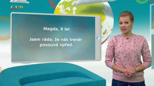 Co oceňujete na vašem trenérovi a v čem vám pomáhá?