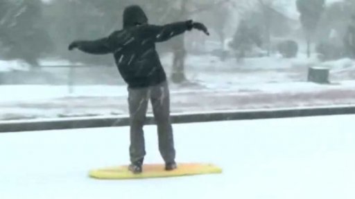 Sněhová bouře na východě USA