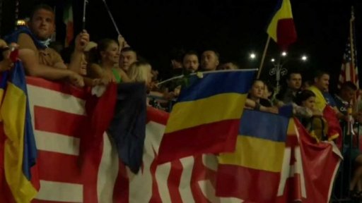 Rumunští emigranti proti rumunské vládě + rozhovor s M. Vítem