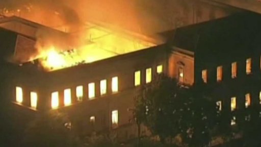 Požár brazilského muzea