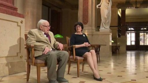 Eva Zažímalová, předsedkyně AV ČR, rostlinná fyzioložka a Rudolf Zahradník, první předseda AV ČR, fyzikální chemik