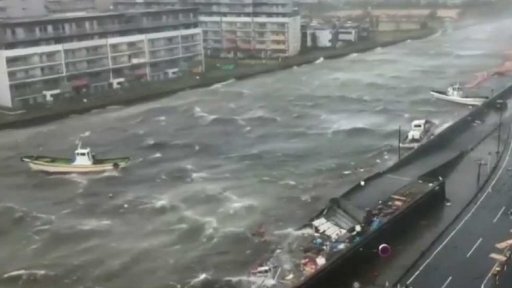 Japonsko: největší tajfun za 25 let