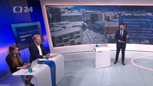 Státníci řeší světové problémy v Davosu - host ve studiu