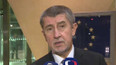 A. Babiš po schůzkách s představiteli EU