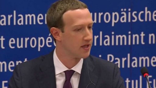 Slyšení šéfa Facebooku v europarlamentu