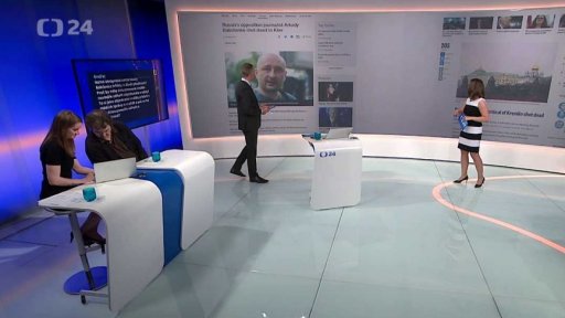 Fingovaná vražda novináře Babčenka - chronologie