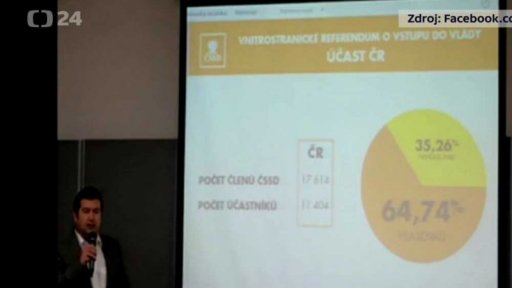 ČSSD rozhodla podpořit vstup do vlády - Jan Hamáček