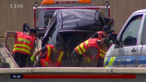 D1 blokovaly hromadné nehody