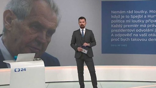 Hlasování o vyslovení nedůvěry vládě - M. Zeman o situaci
