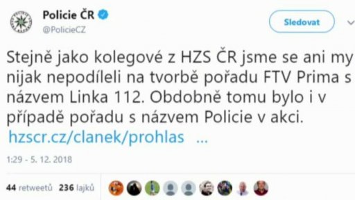 Mediální přestřelka: nový pořad Linka 112