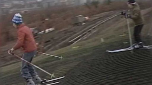 Umělý lyžařský svah na Proseku (1983)