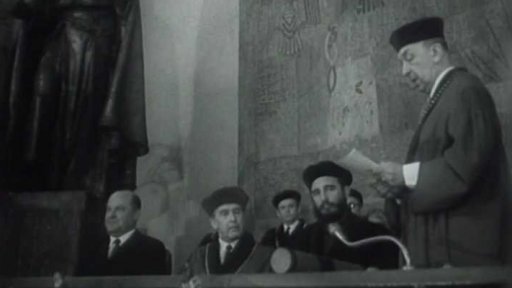 Čestná vědecká hodnost pro Fidela Castra (1972)