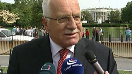 Václav Klaus ve Washingtonu (2008)
