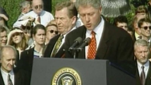 Václav Havel na návštěvě USA (1998)