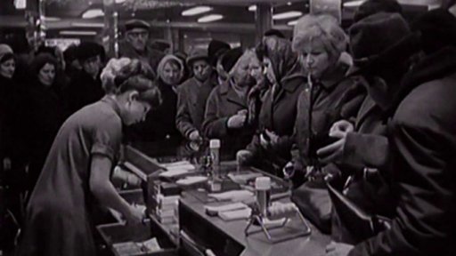 Nový podchod pod středem Václavského náměstí (1968)