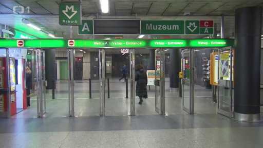 Uzavření vstupů metra