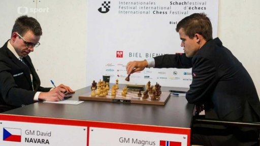 David Navara na turnaji v Bielu